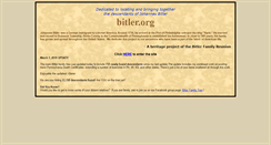 Desktop Screenshot of bitler.org